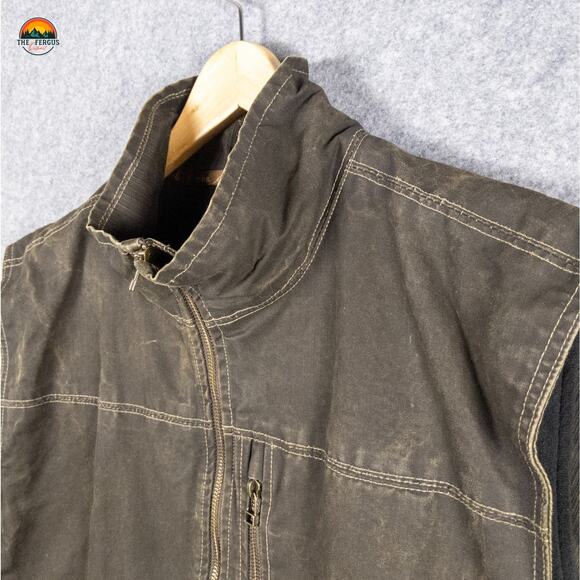 KUHL Patina Green Vest Born In The Mountains Hiking Gorpcore Outdoor Men's 2XL - Picture 10 of 16